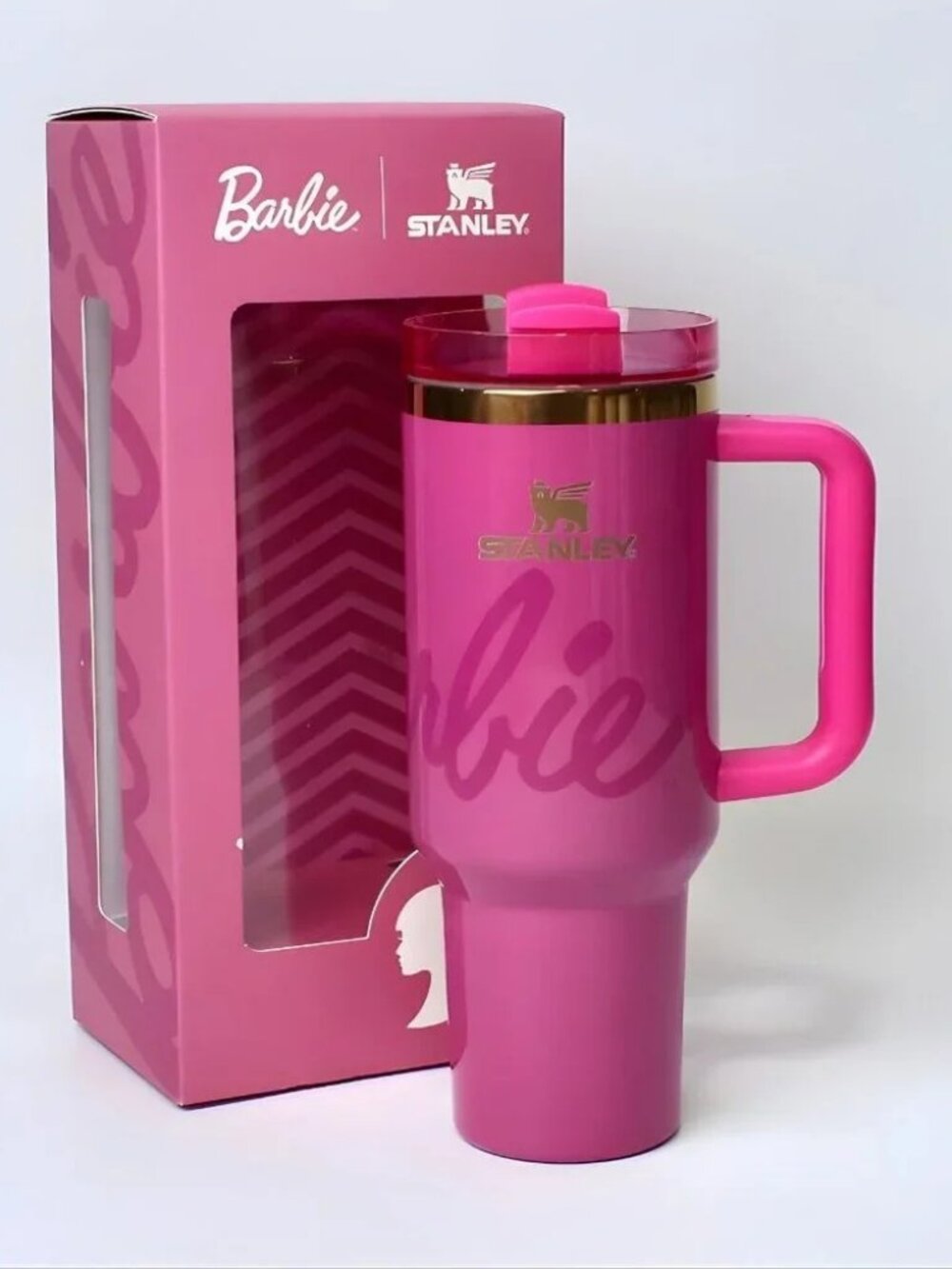 Unreleased Barbie x Stanley Cup Quencher H2.0 Tumbler 40oz
